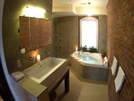 Fish Eye Style Bathroom Image